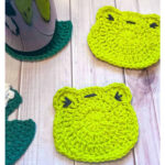 Frog Coaster Free Crochet Pattern