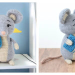Library Mouse Amigurumi Free Crochet Pattern