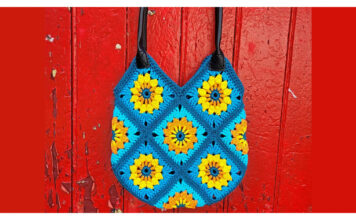 Marguerite Granny Bag Free Crochet Pattern