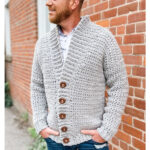 Mountain Ridge Cardigan Free Crochet Pattern