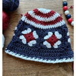 Patriotic Bucket Hat Free Crochet Pattern