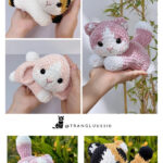 Cat and Bunny Amigurumi Crochet Pattern