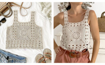 Nazari Top Free Crochet Pattern and Video Tutorial