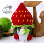 Strawberry Summer Gnome Amigurumi Free Crochet Pattern