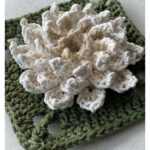Dahlia Flower Granny Squares Crochet Pattern