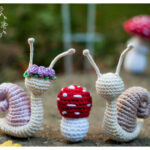 Snails and Mushrooms Amigurumi Free Crochet Pattern