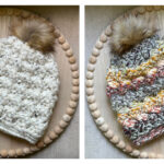 Bubble Beanie Hat Free Crochet Pattern and Video Tutorial