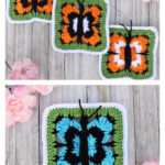 Butterfly Afghan Block Crochet Pattern