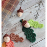 Acorns and Oak Leaves Free Crochet Pattern