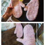 Basic Tunisian Stitch Mittens Free Crochet Pattern