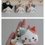 Cat Keychain Crochet Pattern