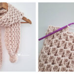 Cozy Cable Look Scarf Free Crochet Pattern