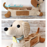 Doxie Dog Organizer Crochet Pattern