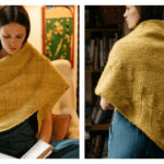 Heart of Gold Textured Wrap Free Crochet Pattern