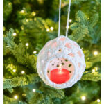 LED Light Ornament Free Crochet Pattern and Video Tutorial