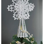 Lacy Joyful Tree Topper Free Crochet Pattern