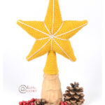 Star Tree Topper Free Crochet Pattern