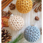 Eulah Bauble Ornaments Free Crochet Pattern