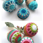 Christmas Baubles Free Crochet Pattern and Video Tutorial