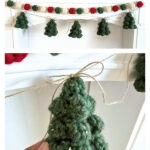 Christmas Tree Garland Free Crochet Pattern