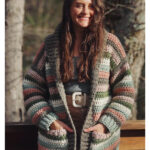 Colorstripe Cardi Free Crochet Pattern