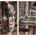 Colorstripe Cardi Free Crochet Pattern