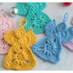Easy Angel Ornament Free Crochet Pattern and Video Tutorial
