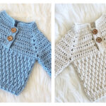 Hudson Baby Sweater Free Crochet Pattern