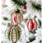 Rustic Rib Christmas Ornament Free Crochet Pattern