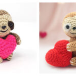 Amigurumi Valentine’s Day Sloth Crochet Patterns