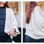 Cloud Cocoon Cardigan Crochet Pattern and Video Tutorial