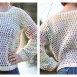 Dip Dye Sweater Free Crochet Pattern and Video Tutorial
