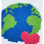 Earth Corner to Corner Graphgan Free Crochet Pattern