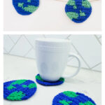 Earth Garland or Coasters Free Crochet Pattern