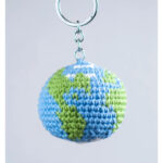 Earth Keychain Crochet Pattern