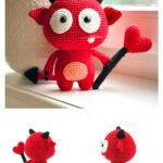 Little Love Devil Amigurumi Free Crochet Pattern