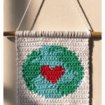 Mini Earth Day Wall Hanging Crochet Pattern