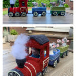 Mouse in a Train Crochet Pattern