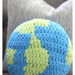 Planet Earth Pillow Free Crochet Pattern