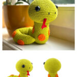 Simon the Snake Amigurumi Free Crochet Pattern and Video Tutorial