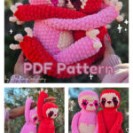 Sloth Couple Crochet Pattern