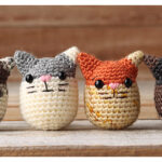 Cat Egg Amigurumi Free Crochet Pattern