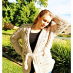 Chunky Belted Cardigan Free Crochet Pattern