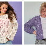 Lace Heart Sweater Crochet Patterns