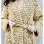 Sweater Coat Cardigan Free Crochet Pattern