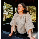 Angelica Wide Sleeve Sweater Free Crochet Pattern