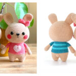 Easter Bunnies Amigurumi Free Crochet Pattern