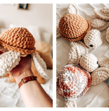 Fred The Sea Turtle Amigurumi Free Crochet Pattern and Video Tutorial