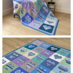 Heart Block Blanket Free Crochet Pattern