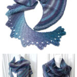Star Beam Shawl Free Crochet Pattern